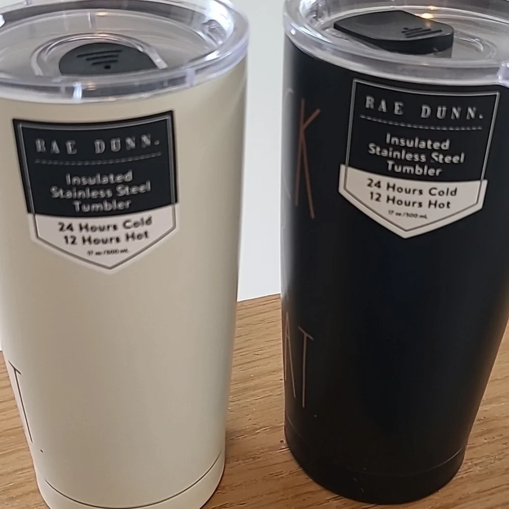 Rae Dunn Halloween Themed Travel Hot/Cold Mugs